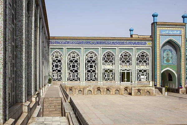 Interior courtyard of a Mosque in Dushanbe, Tajikistan