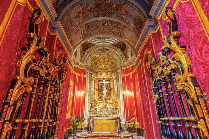 Framed Print : The Interior of Metropolitan Cathedral of Saint Paul, Mdina, Malta, Southern Europe Framed Print : The Interior of Metropolitan Cathedral of Saint Paul, Mdina, Malta, Southern Europe