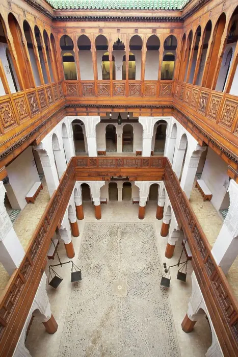Framed Print : Interior of the Nejjarine Museum of Wooden Arts & Crafts, Fez, Morocco. The medina of Fes was declared UNESCO World Heritage Site in 1981 Framed Print : Interior of the Nejjarine Museum of Wooden Arts & Crafts, Fez, Morocco. The medina of Fes was declared UNESCO World Heritage Site in 1981