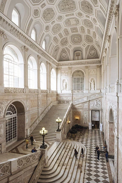 Interior of Palazzo Reale di Napoli, Naples, Italy, Europe