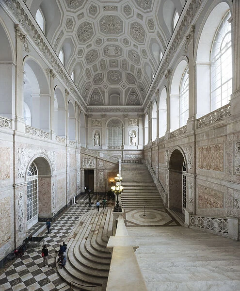 Interior of Palazzo Reale di Napoli, Naples, Italy
