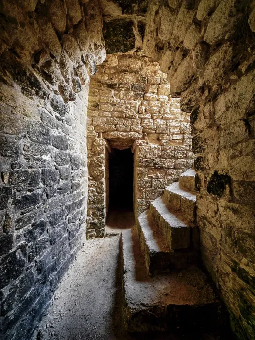 Framed Print : Interior passageway of Structure IV, Becan Archaeological Site, Campeche State, Mexico Framed Print : Interior passageway of Structure IV, Becan Archaeological Site, Campeche State, Mexico