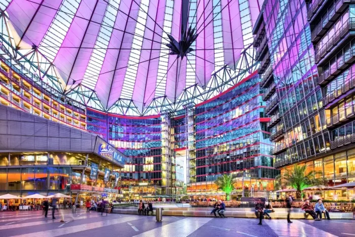 Framed Print : Interior, Potsdamer Platz, Berlin, Germany Framed Print : Interior, Potsdamer Platz, Berlin, Germany