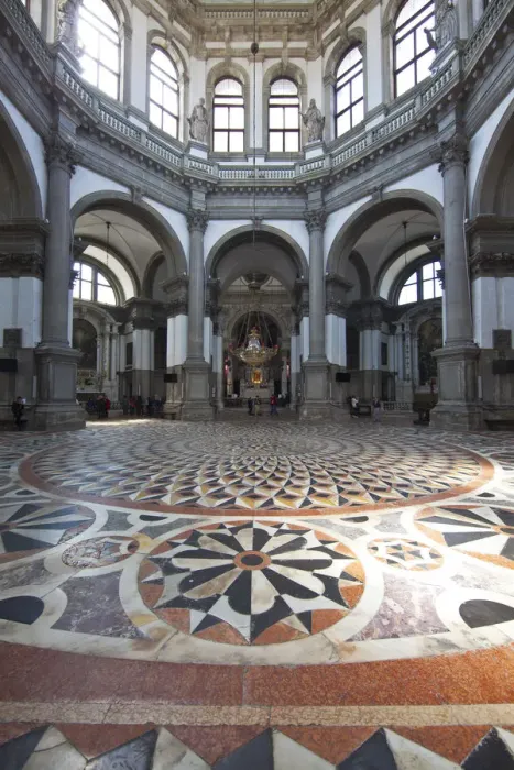 Framed Print : Interior of Santa Maria Della Salute, Venice, Italy