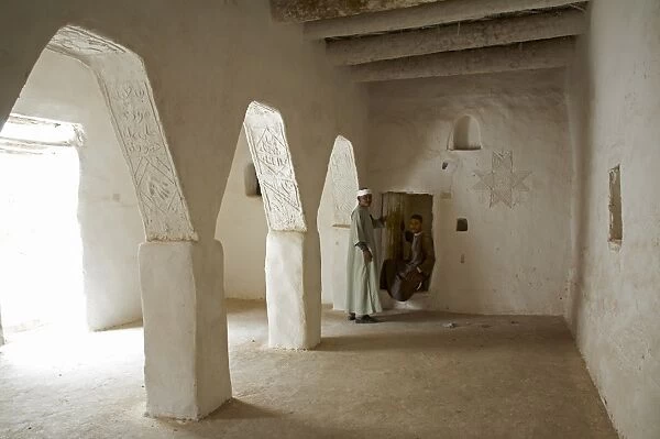 Interior of one of the schools in the ancient medina of Ghadames