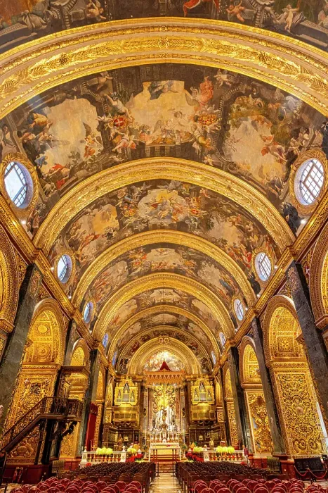 Framed Print : Interior of St. John's Co-Cathedral, Valletta, Malta, Southern Europe Framed Print : Interior of St. John's Co-Cathedral, Valletta, Malta, Southern Europe