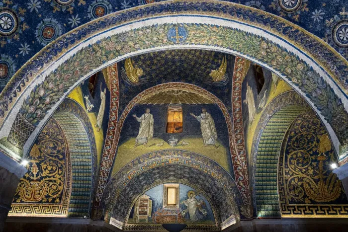 Framed Print : Interior view of Mausoleum of Galla Placidia. Ravenna, Emilia Romagna, Italy Framed Print : Interior view of Mausoleum of Galla Placidia. Ravenna, Emilia Romagna, Italy