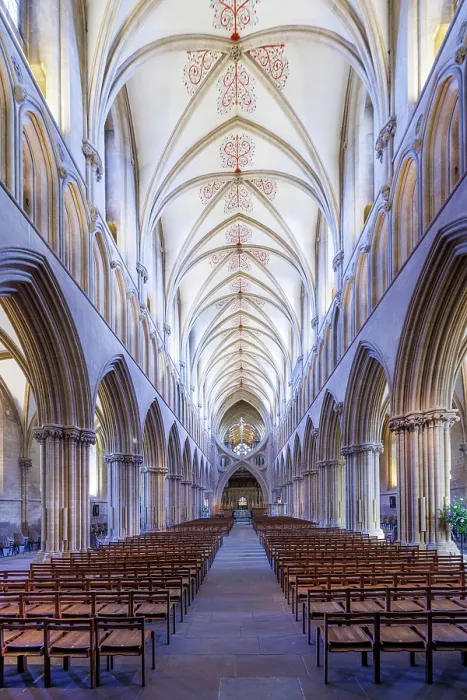 Framed Print : Interior of Wells Cathedral, Wells, Somerset, England, UK Framed Print : Interior of Wells Cathedral, Wells, Somerset, England, UK