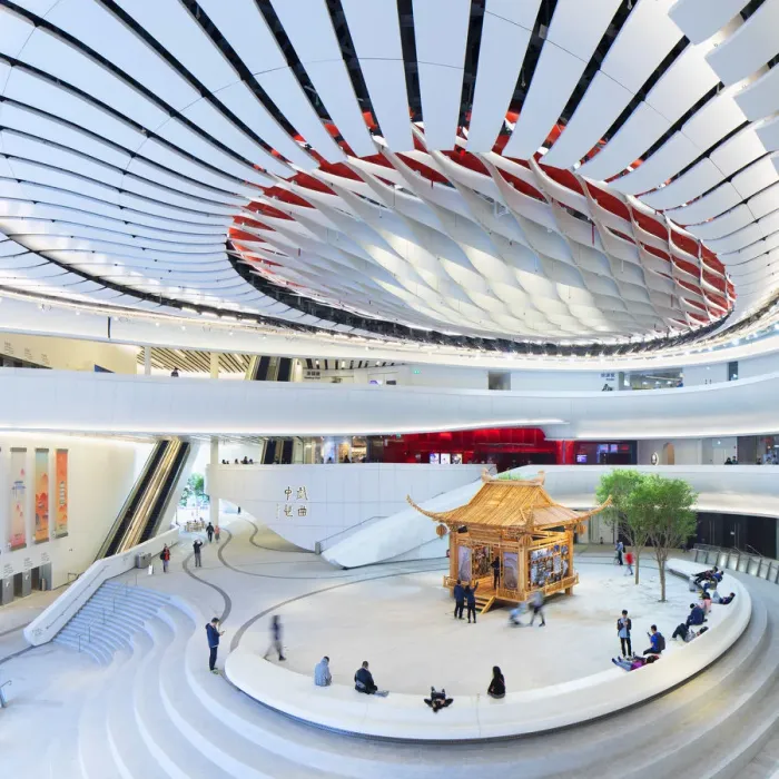 Framed Print : Interior of Xiqu Centre, West Kowloon, Hong Kong, China Framed Print : Interior of Xiqu Centre, West Kowloon, Hong Kong, China
