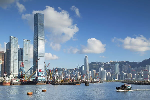 International Commerce Centre (ICC) and Hong Kong Island skyline, Hong Kong, China