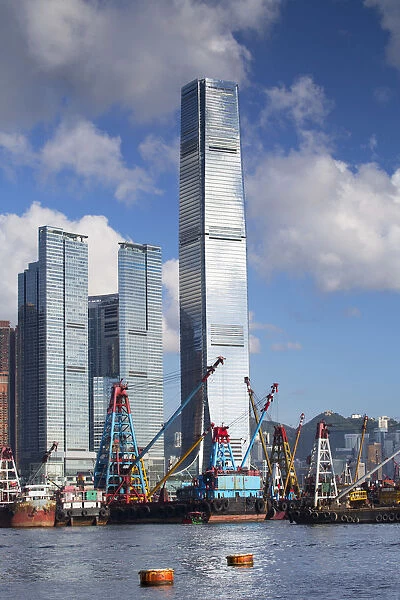 International Commerce Centre (ICC) and Yau Ma Tei Typhoon Shelter, West Kowloon