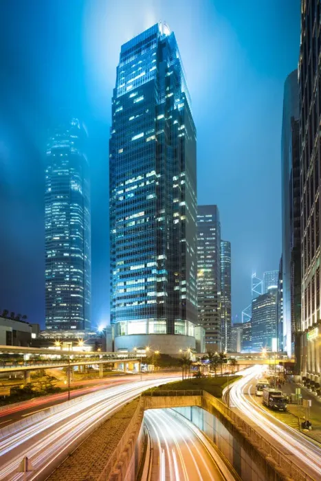 Framed Print : International Finance Centre building in Hong Kong, central district, China Framed Print : International Finance Centre building in Hong Kong, central district, China