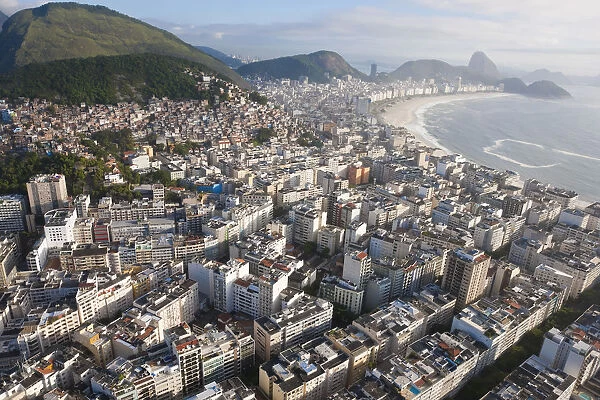 Ipanema & view over to Copacabana, Rio de Janeiro, Brazil
