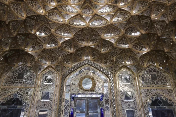 Framed Print : Iran, Central Iran, Esfahan, Decorative Arts Museum, interior detail Framed Print : Iran, Central Iran, Esfahan, Decorative Arts Museum, interior detail