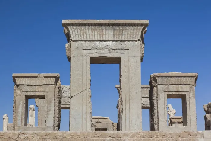 Framed Print : Iran, Central Iran, Persepolis, 6th century BC ancient city, Apadana Palace Framed Print : Iran, Central Iran, Persepolis, 6th century BC ancient city, Apadana Palace