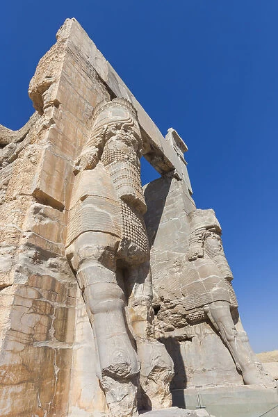 Iran, Central Iran, Persepolis, 6th century BC ancient city, Xerxes Gateway