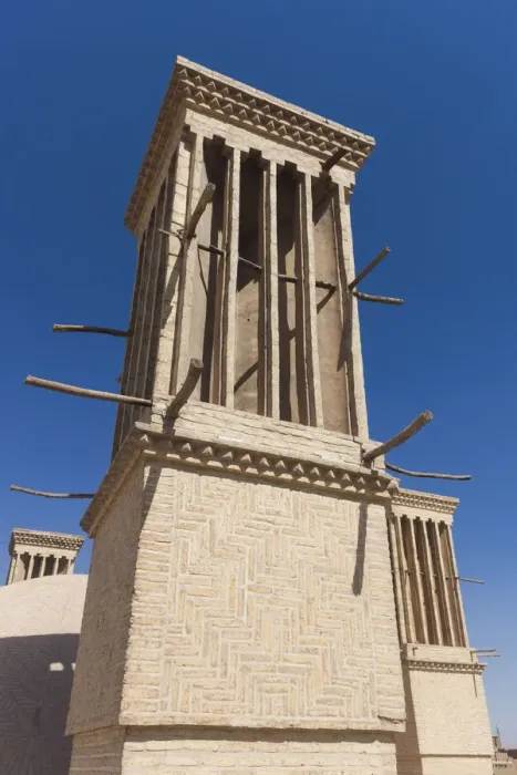 Framed Print : Iran, Central Iran, Yazd, traditional badgirs, wind towers Framed Print : Iran, Central Iran, Yazd, traditional badgirs, wind towers