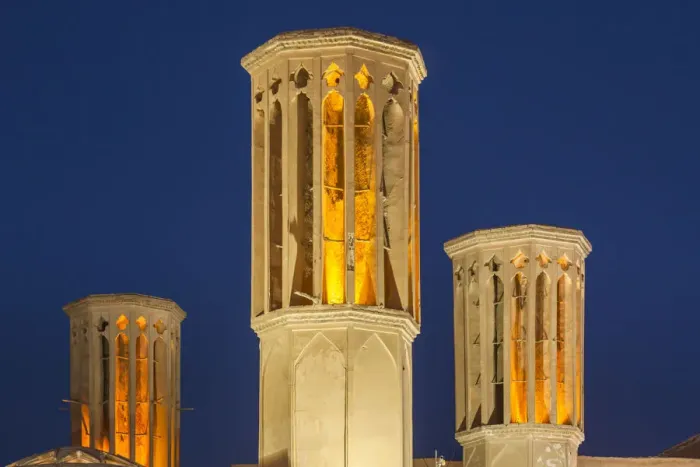 Framed Print : Iran, Central Iran, Yazd, traditional badgirs, wind towers Framed Print : Iran, Central Iran, Yazd, traditional badgirs, wind towers