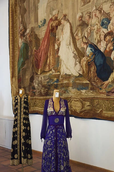 Iran, Tehran, Niyavaran Palace Complex, palace of the last Shah, gowns of the last