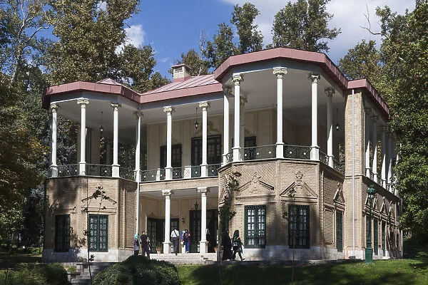 Iran, Tehran, Niyavaran Palace Complex, palace of the last Shah, Ahmad Shahi Paviliion