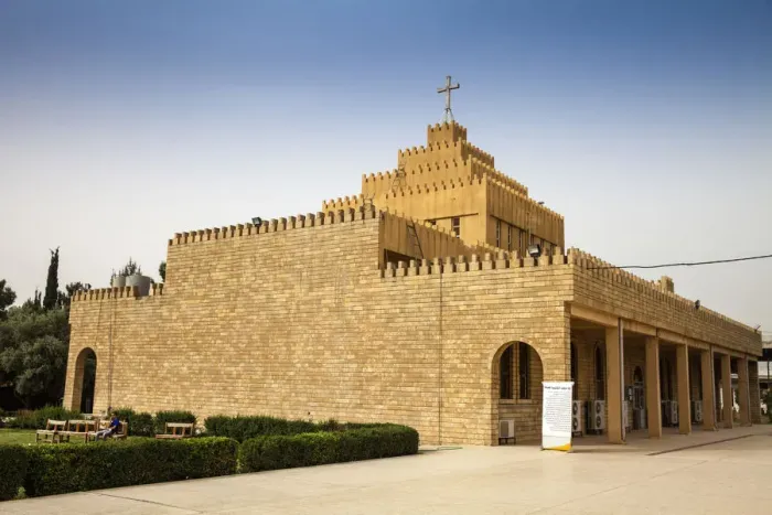 Framed Print : Iraq, Kurdistan, Erbil, Ankawa, St Josephs Church Framed Print : Iraq, Kurdistan, Erbil, Ankawa, St Josephs Church