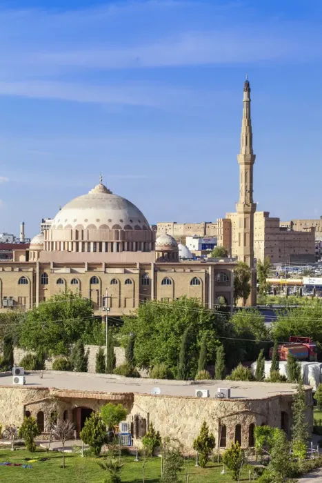 Framed Print : Iraq, Kurdistan, Erbil, Shanidar Park and Al Sawaf mosque Framed Print : Iraq, Kurdistan, Erbil, Shanidar Park and Al Sawaf mosque