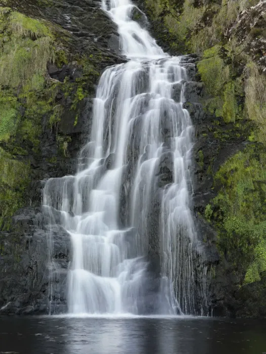 Framed Print : Ireland, Co. Donegal, Ardara, assaranca waterfall Framed Print : Ireland, Co. Donegal, Ardara, assaranca waterfall