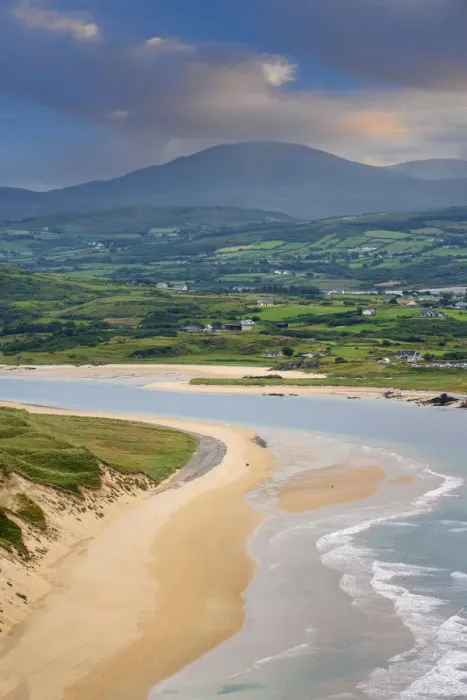 Framed Print : Ireland, Co. Donegal, Inishowen, Malin head, lagg, Five fingers strand Framed Print : Ireland, Co. Donegal, Inishowen, Malin head, lagg, Five fingers strand