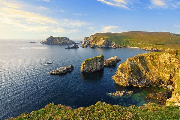 Ireland, Co. Donegal, Port (An Port), Rocky coastline