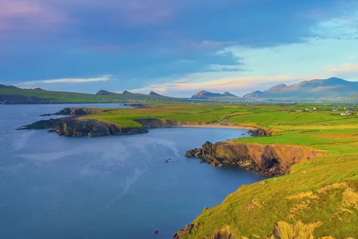 Framed Print : Ireland, Co. Kerry, Dingle, Clogher Head and Three Sisters Framed Print : Ireland, Co. Kerry, Dingle, Clogher Head and Three Sisters