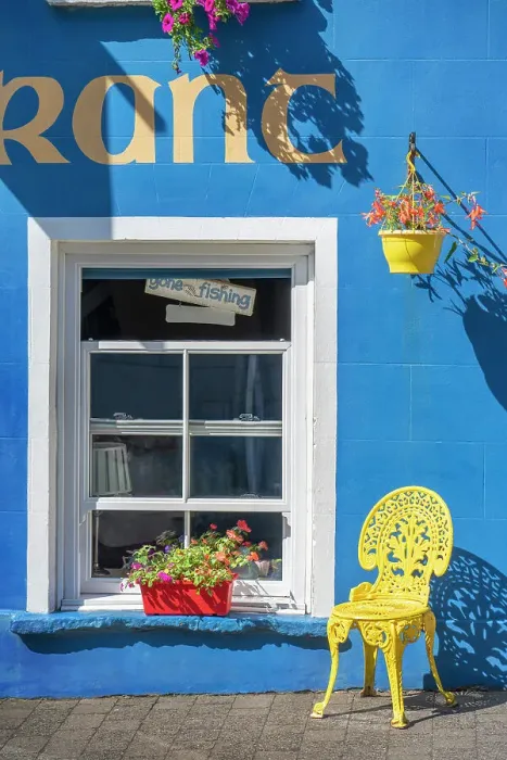 Framed Print : Ireland, Co. Kerry, Dingle, colourful shop front Framed Print : Ireland, Co. Kerry, Dingle, colourful shop front