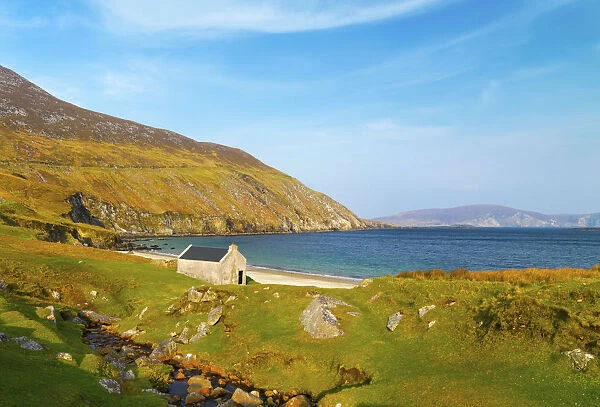 Ireland, Co. Mayo, Achill island, Keem bay