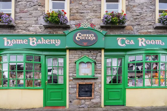Framed Print : Ireland, Co. Mayo, Wesport, Traditional store front, tea rooms Framed Print : Ireland, Co. Mayo, Wesport, Traditional store front, tea rooms