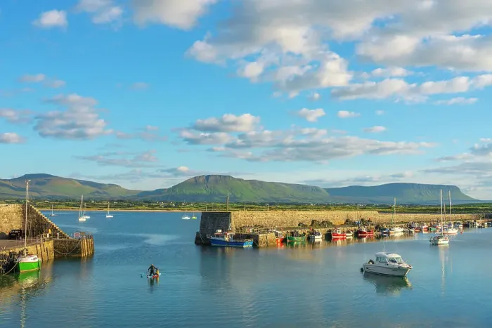 Framed Print : Ireland, Co. Sligo, Mullaghmore harbour Framed Print : Ireland, Co. Sligo, Mullaghmore harbour