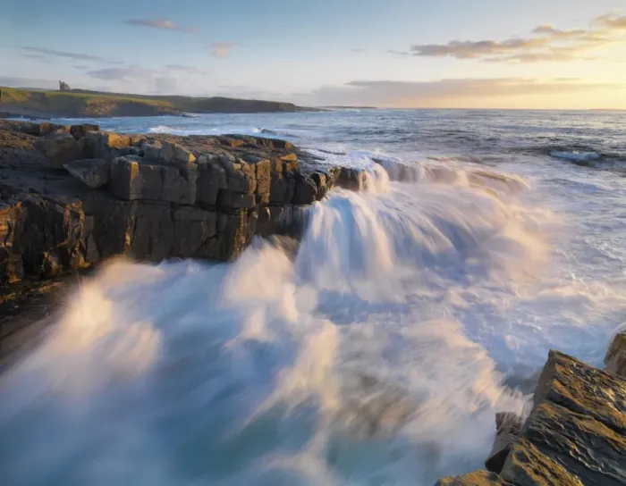 Framed Print : Ireland, Co. Sligo, Mullaghmore at sunset Framed Print : Ireland, Co. Sligo, Mullaghmore at sunset