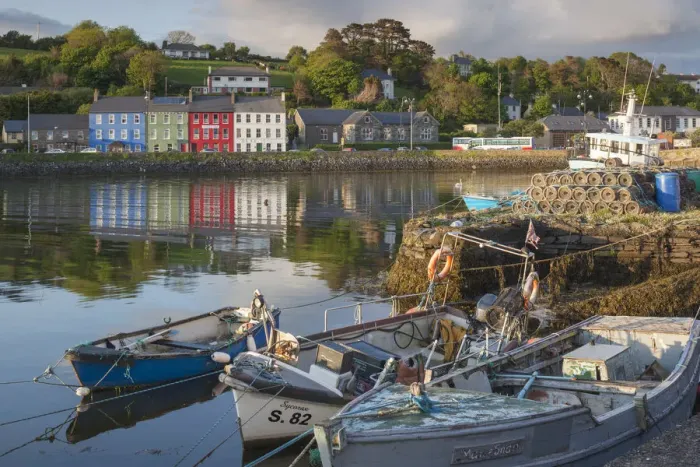 Framed Print : Ireland, County Cork, Bantry, harbor view, sunset Framed Print : Ireland, County Cork, Bantry, harbor view, sunset