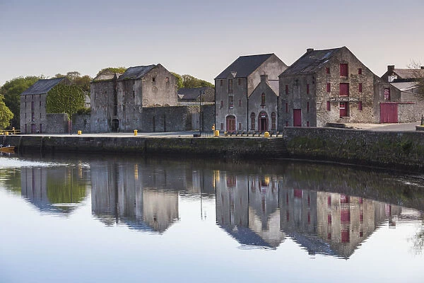 Ireland, County Donegal, Fanad Peninsula, Rathmelton, antique, waterfront warehouses