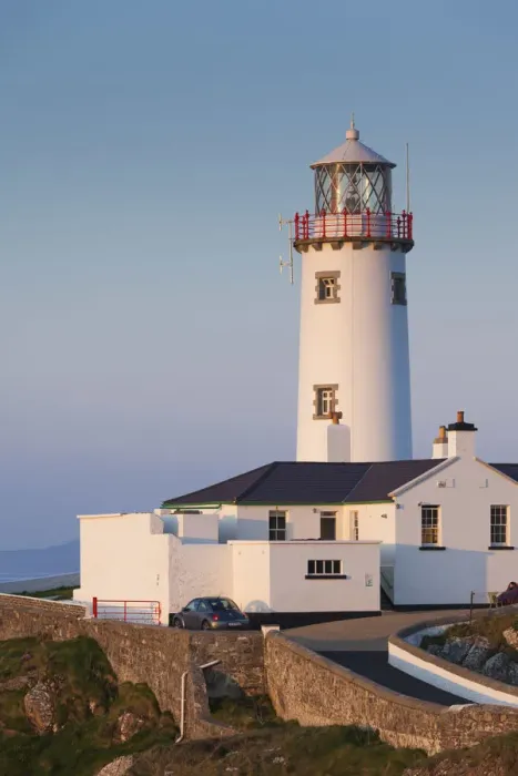 Framed Print : Ireland, County Donegal, Fanad Peninsula, Fanad Head Lighthouse, dusk