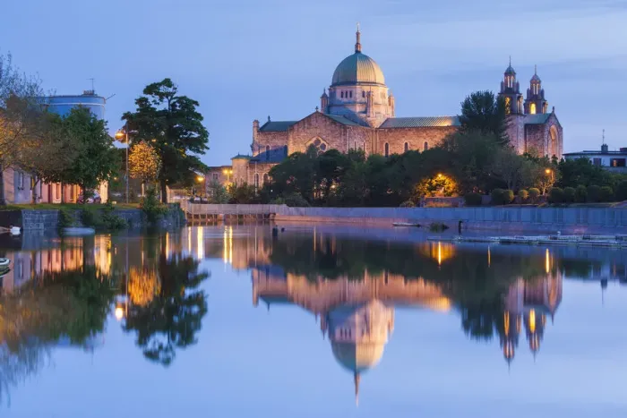 Framed Print : Ireland, County Galway, Galway City, Galway Cathedral, exterior, dusk Framed Print : Ireland, County Galway, Galway City, Galway Cathedral, exterior, dusk
