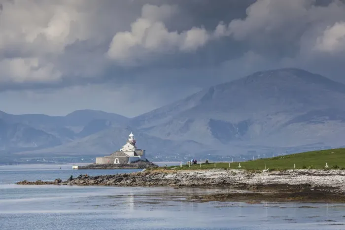 Framed Print : Ireland, County Kerry, Fenit, Fenit Lighthouse Framed Print : Ireland, County Kerry, Fenit, Fenit Lighthouse