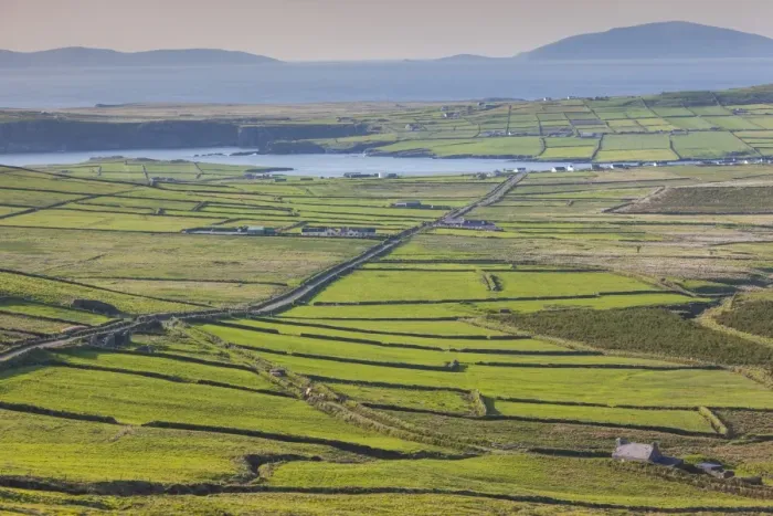 Framed Print : Ireland, County Kerry, Ring of Kerry, Portmagee, elevated coastal landscape Framed Print : Ireland, County Kerry, Ring of Kerry, Portmagee, elevated coastal landscape