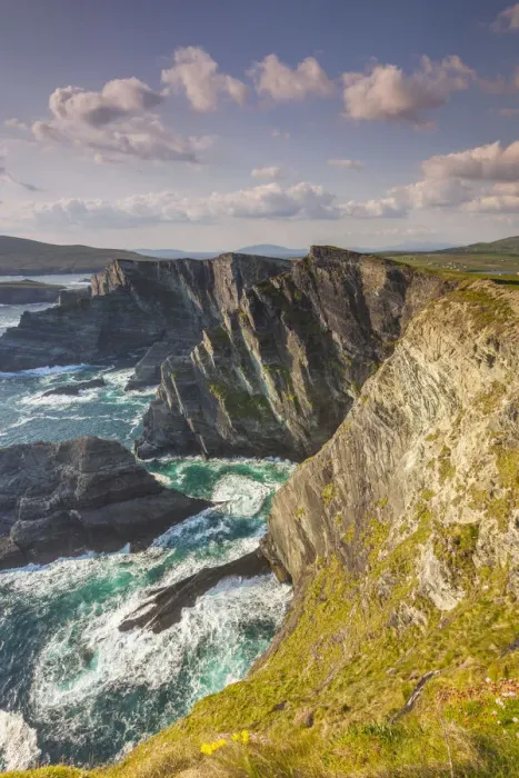 Framed Print : Ireland, County Kerry, Ring of Kerry, Portmagee, Portmagee sea cliffs, sunset Framed Print : Ireland, County Kerry, Ring of Kerry, Portmagee, Portmagee sea cliffs, sunset
