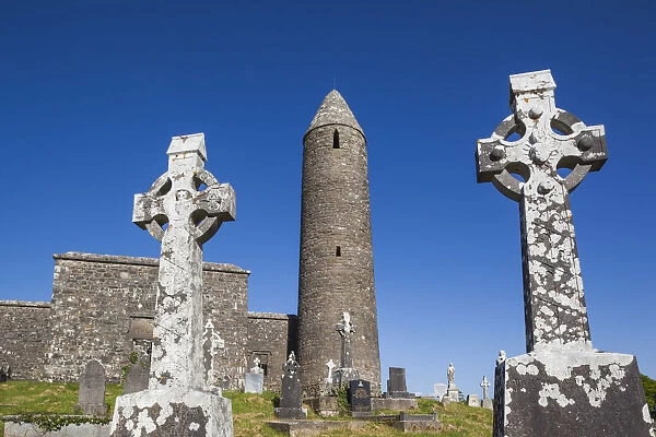 Ireland, County Mayo, Castlebar, Turlough Round Tower, 9th century