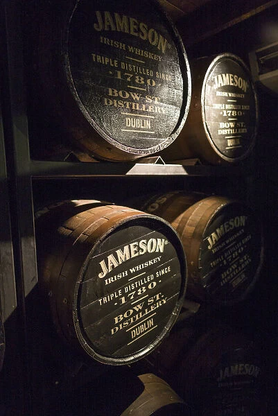 Ireland, Dublin, Smithfield, Old Jameson Distillery, historic whisky distillery