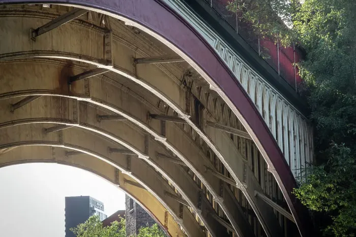 Framed Print : Iron viaduct, Bridgewater Canal, , Manchester, England, UK