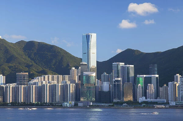 One Island East skyscraper and apartment blocks, Tai Koo, Hong Kong Island, Kowloon