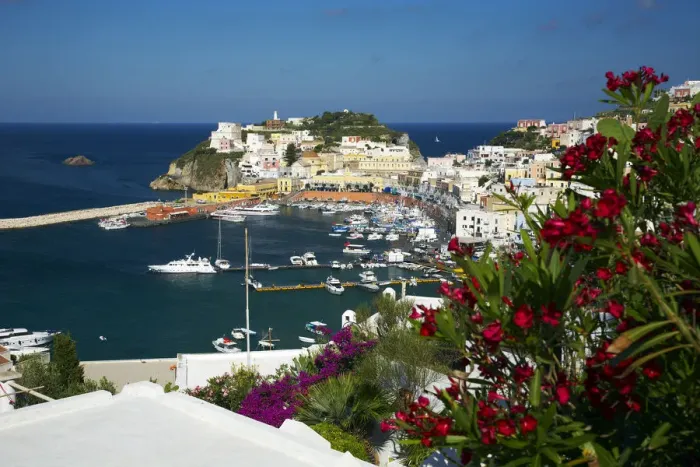 Framed Print : Island of Ponza, Tyrrhenian Sea, Italy Framed Print : Island of Ponza, Tyrrhenian Sea, Italy