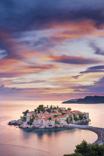 Island village of Sveti Stephan, Sveti Stephan, Budva, Montenegro
