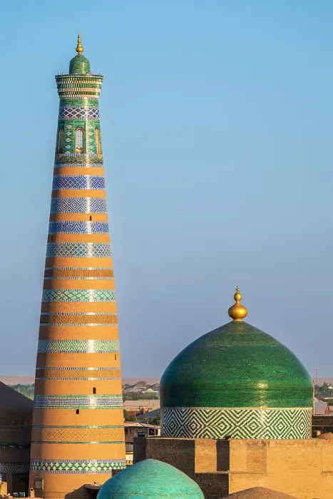 Framed Print : Islom-Hoja Minaret, Khiva, Uzbekistan Framed Print : Islom-Hoja Minaret, Khiva, Uzbekistan
