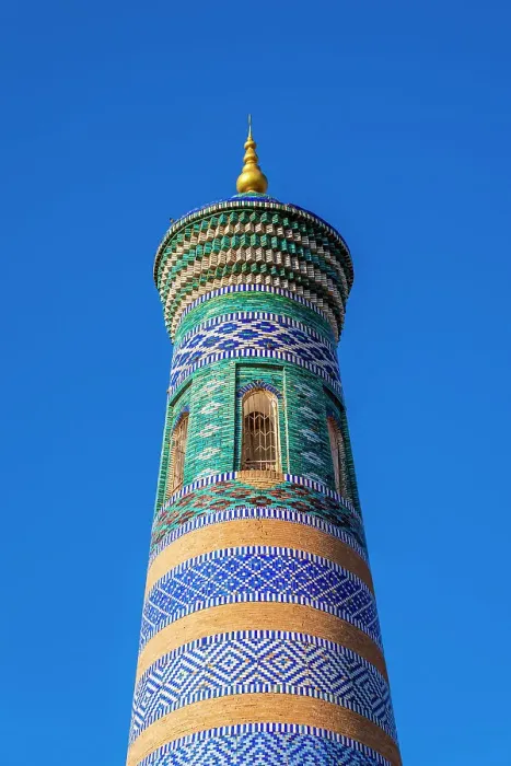 Framed Print : Islom-Hoja Minaret, Khiva, Uzbekistan Framed Print : Islom-Hoja Minaret, Khiva, Uzbekistan
